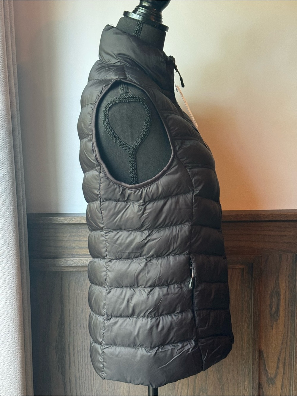 32 Degrees Black Quilted Packable Puffer Vest - Picture 4 of 6